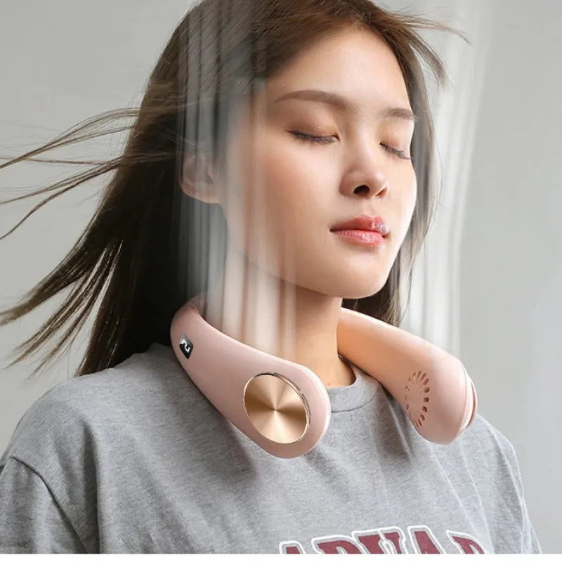 Hands-Free Bladeless Neck Fan
