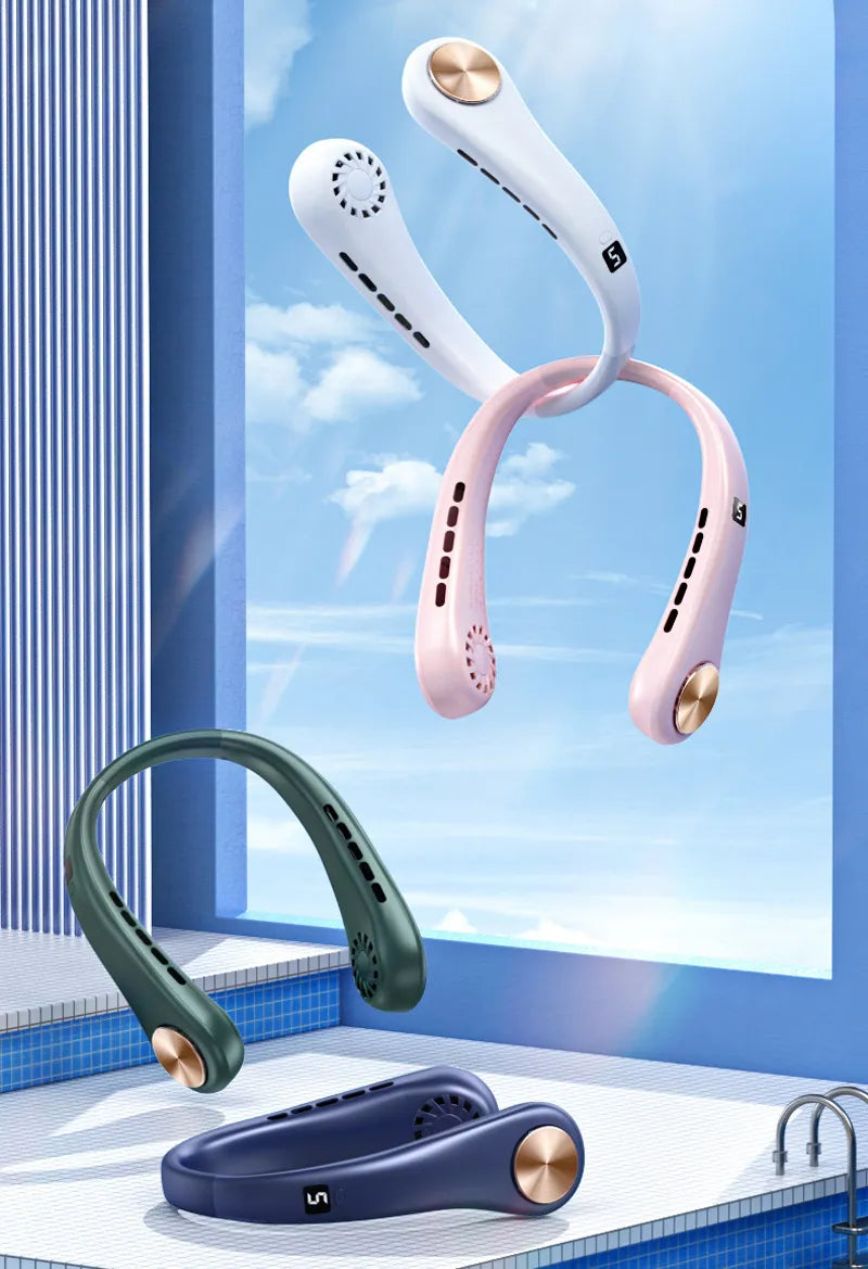 Hands-Free Bladeless Neck Fan
